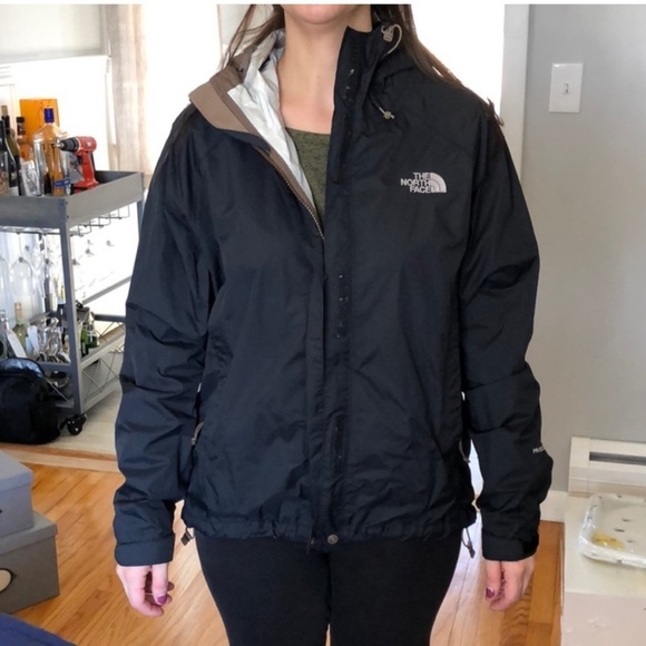 The North Face HyVent 2.5L Venture Black Rain Jacket Medium M - Picture 8 of 16